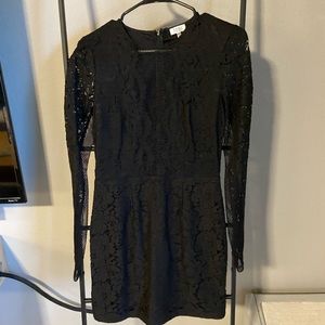 Black Lace Mini Dress